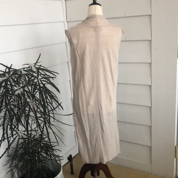 Cynthia Rowley, long light linen vest, size M, beautiful and worn once - Picture 3 of 7